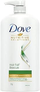 Dove Hair Fall Rescue Shampoo 1 L|| For Damaged Hair|| Hair Fall Control for Thicker Hair - Mild Daily Anti Hair Fall Shampoo for Men & Women Floral