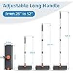 3 in 1 Bathroom Cleaning Brush with Wiper - Heavy Duty Long Handle 360° Rotate Floor Scrubber Brush, Tiles Cleaning, Floor Scrub for Kitchen and Bathroom ALLl