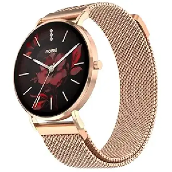 Noise Diva 2  Smart Watch for Women - Sleekest Dial, 36mm AMOLED Display, Snug Fit, Improved Female Cycle Tracker, BT Calling, Sleep Tracking, AI Voice Assistant, Password Protection