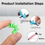Sounce 25 Pcs Spiral Cable Protectors & Wire Protectors Spring Wire for All Wired Accessories for USB Charger, Data Cable, Headphones, MacBook, Laptop, Elastic Cord Saver