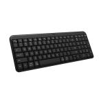 Logitech K250 Bluetooth Keyboard with Numpad, Easy Connectivity, Compact Wireless Keyboard Made with Recycled Plastic, Spill-Resistant, Comfortable Keys - Windows/MacOS