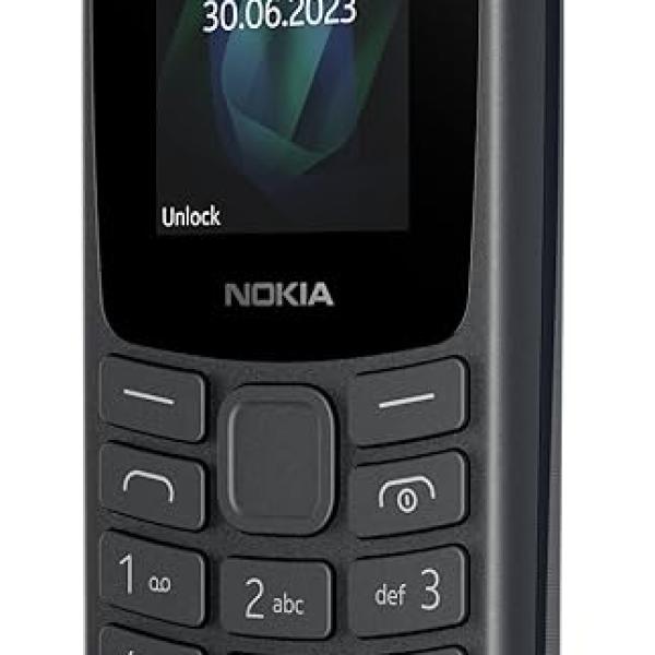 Nokia All-new 105 Single Sim Keypad Phone with Built-in Phone Pay app, Long-Lasting Battery, Wireless FM Radio| 1 Year Replacement Guarantee | Charcoal