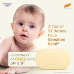 Himalaya Baby Bar with Pure Cow Ghee 125g| For Sensitive Skin| pH 5.5
