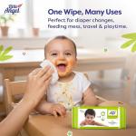 Little Angel Super Soft Cleansing Baby Wipes, 648 Count, Enriched with Aloe vera & Vitamin E, pH Balanced, Dermatologically Tested & Alcohol-free, Pack of 9, 72 count/pack