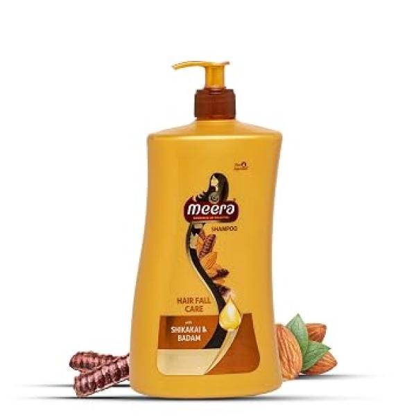 Hairfall Care Shampoo with Badam & Shikakai | Strengthens Roots & Reduces Hair Fall | Paraben-Free Formula for Men & Women | Strong, Healthy Hair (1 ltr) Fresh