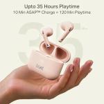 boAt 2026 Launch Airdopes Joy v2, 35H Battery, Pocketable Design, ASAP™ Charge, 13mm Drivers, Easy Touch Controls, ENx™ Tech, IWP™ & App Support TWS Bluetooth Earbuds with mic