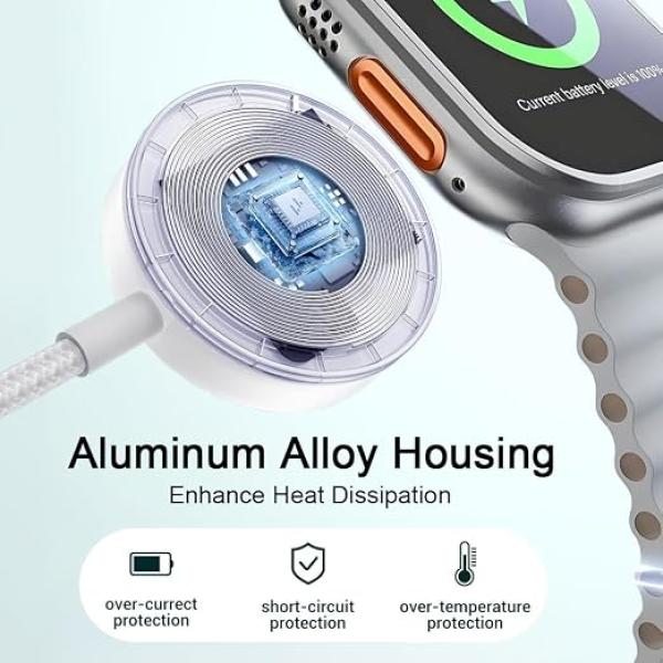 4 In 2 iWatch Charger Cable, USB C Multi Charging Cord