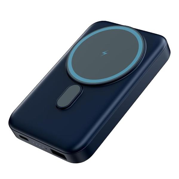 boAt powewrbank  PB331 (Magsafe) 10000mAh Magnetic Wireless Powerbank, 15W Wireless & 22.5W Wired Charging for (iPhone 16, 15, 14, 13 & 12, Android & Other Qi Enabled Devices)