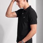 Men’s Polo T‑Shirt | Comfortable Rich Cotton Blend, Band Collar, Regular Fit | Stylish & Premium All Day Wear