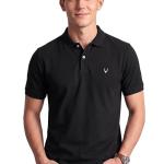 Men’s Polo T‑Shirt | Comfortable Rich Cotton Blend, Band Collar, Regular Fit | Stylish & Premium All Day Wear