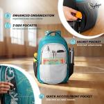 Skybags Brat Pro Max 35L Laptop Backpack (Upto 15.6"), 3 Compartments uisex