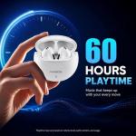 Kratos TW02 Ear Buds Wireless with 60H Playtime, Noise Isolation & Clear Calls, Bluetooth Earbuds with Voice Assistant, Ear Buds with Bluetooth V 5.3 & with Type C Fast Charging