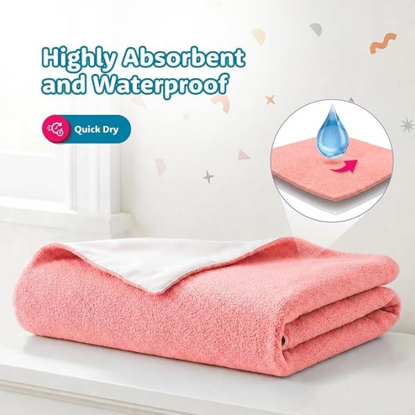 Supples Baby Dry Sheet | Waterproof & Quick Dry | 140 X 200 cm |  Pack of 1
