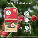 Organic India Moringa Hibiscus Herbal Infusion, 25 Bags