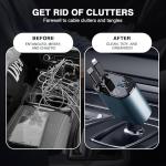 120W 4 in 1 Car Charger with 2 Retractable Cable (Type C & iPhone), 1 USB & 1 Type C Port- Universal Car Charger Compatible with All Android & iPhone Series
