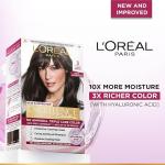 L'Oréal Paris Permanent Hair Colour, Radiant At-Home Hair Colour with up to 100% Grey Coverage, Pro-Keratin, Up to 8 Weeks of Colour, Excellence Crème, 3 Natural Darkest Brown, 72ml
