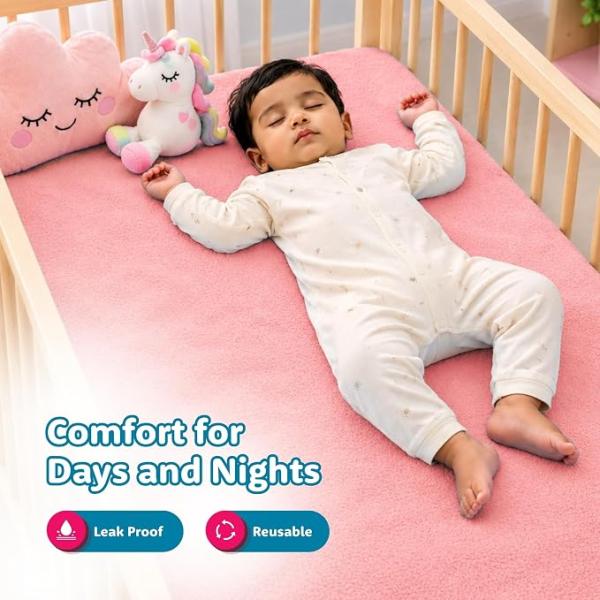 Supples Baby Dry Sheet | Waterproof & Quick Dry | 140 X 200 cm |  Pack of 1