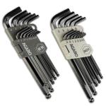 26pcs Hex Allen Key Wrench Set - Inch/MM With Ball End, for Repairing Industrial Machinery, Motorcycles, Bicycles, Cars, Furniture,