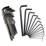 26pcs Hex Allen Key Wrench Set - Inch/MM With Ball End, for Repairing Industrial Machinery, Motorcycles, Bicycles, Cars, Furniture,