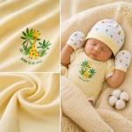 Premium Newborn Baby Gift Set (13 Pieces) | 100% Cotton Baby Clothing Set | 0-3 Months | Baby Shower and Welcome Gift Box
